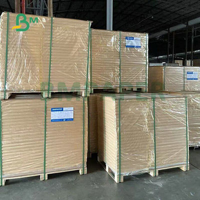 8.5 x 17 pulgadas 93% de alta blanqueza Impresión offset ecológica con doble cara con revestimiento de papel de arte brillante para folletos