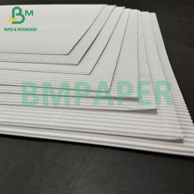 120 +120 GSM 1MM espesor Blanco de dos capas de una sola cara E cartón corrugado para estuche cosmético