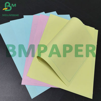 Papel sin carbono continuo de 60 gramos y 70 gramos en colores diferentes de la impresión NCR