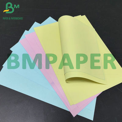 Papel sin carbono continuo de 60 gramos y 70 gramos en colores diferentes de la impresión NCR
