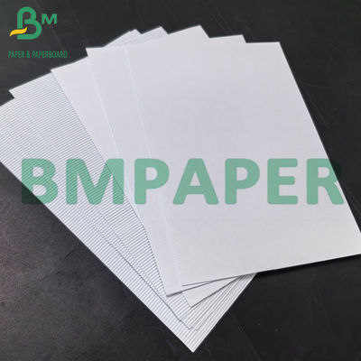 1.5 mm 2.5 mm 3 capas de cartón blanco corrugado embalaje de cartón blanqueado hojas