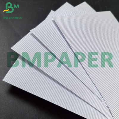 1.5 mm 2.5 mm 3 capas de cartón blanco corrugado embalaje de cartón blanqueado hojas