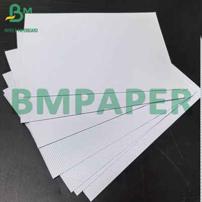 1.5 mm 2.5 mm 3 capas de cartón blanco corrugado embalaje de cartón blanqueado hojas