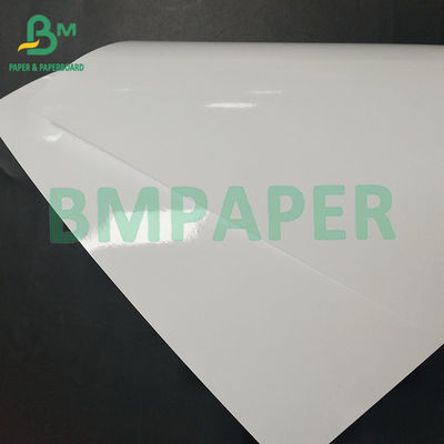 Papel fotográfico recubierto de dos lados de 24&quot; 36&quot; para impresoras de inyección de tinta de alto brillo 120 160gm