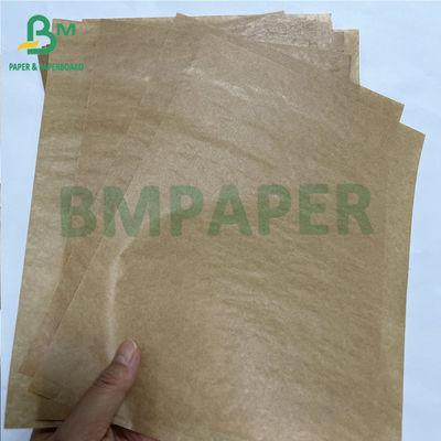 Reciclables 40 g de papel de bolsas de kraft de color marrón brillante de una cara