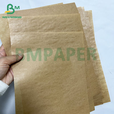 Reciclables 40 g de papel de bolsas de kraft de color marrón brillante de una cara