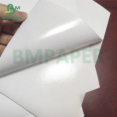 Papel térmico autoadhesivo blanco, mat, papel adesivo para etiquetas