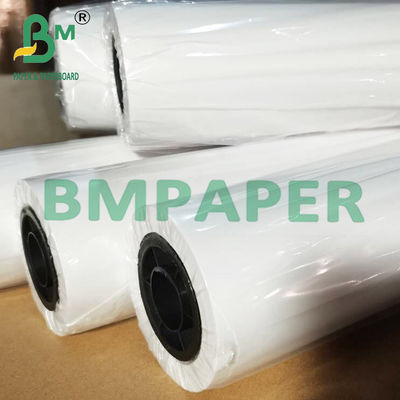 Papel blanco de 36&quot; x 500ft 3&quot; de núcleo de 20 libras para impresoras de inyección de tinta de gran formato