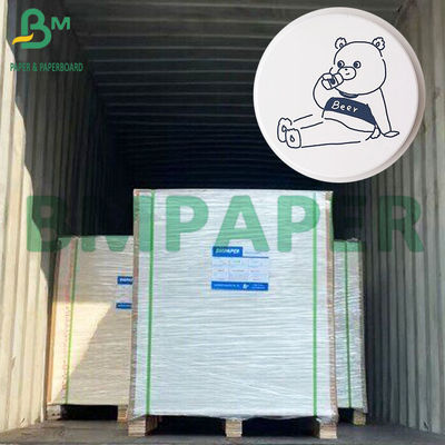 Papel absorbente blanco natural de 1 mm y 2 mm con revestimiento PE de un lado