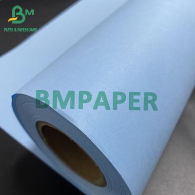 Papel de dibujo azul de doble cara de papel de diseño personalizado ancho 50m 100m 150m longitud