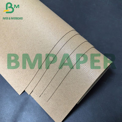 Hojas de papel ondulado marrón sin blanquear para cajas