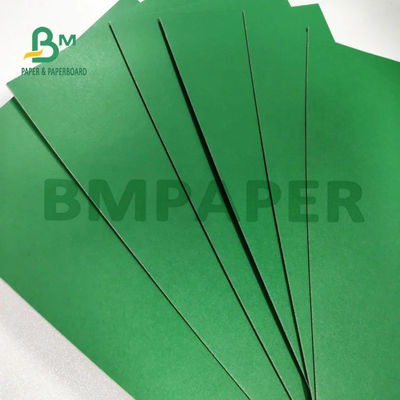 1MM 2MM Tarjetas de color de cartón laminado verde para estuche cosmético
