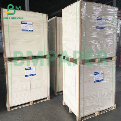 80gm Papel de reciclaje de pulpa de espesor uniforme superficie lisa crema Papel sin madera para portátil