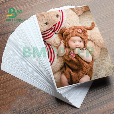 Impresión a chorro de tinta de doble lado de 260 gm 300 gm Papel fotográfico brillante para menú 6R A4