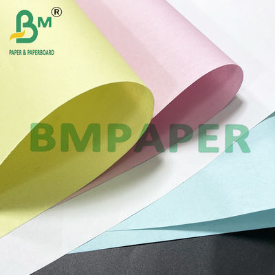 Papel de copia de NCR de impresión blanco / rosa / amarillo para extractos bancarios