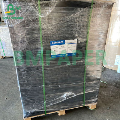 Papel ondulado de 120 gramos de pulpa de mezcla negro 3 plies para una caja de regalo de alta calidad
