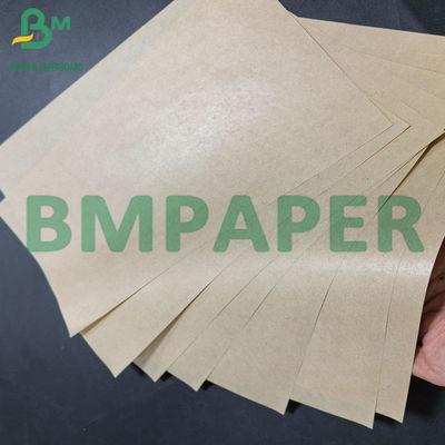 50 g de papel Kraft marrón de un lado, papel artesanal de calidad alimenticia brillante