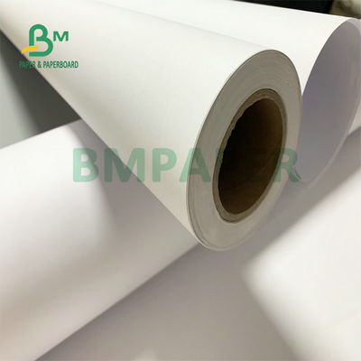 20# 24# 28# Papel de jato de tinta de gran formato 20lb 24lb Papel CAD sin recubrimiento