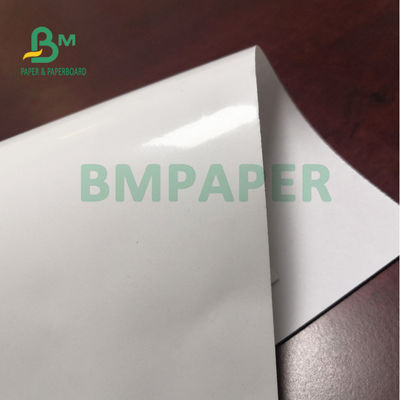 80 gm C1S Papel blanco revestido de alto brillo para etiquetas de bebidas 70 x 100 cm