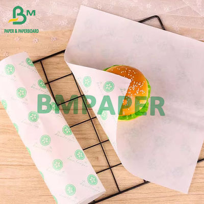 Papel blanco a prueba de grasa Kit3 Papel de embalaje de alimentos de alta calidad Rollo de papel 325mm 650mm ancho