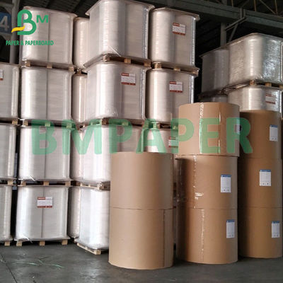 30 gm 60 gm Papel Kraft blanco brillante de una sola cara de grado alimenticio para envases