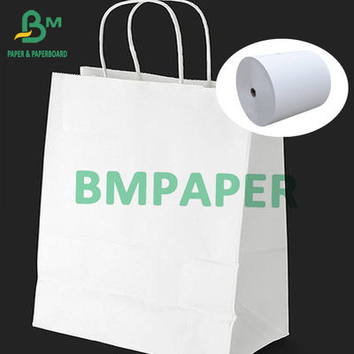 Grado alimenticio Papel Kraft blanco para bolsas 120 g 150 g Imprimible MG Kraft 787 mm 1092 mm de ancho