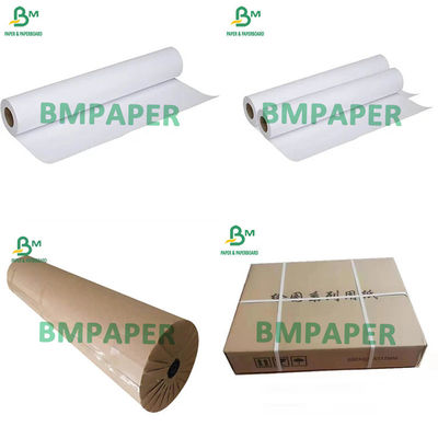 50g - 80g de papel blanco pequeño rollo 50m/100m/150m/200m de longitud Envase de cartón