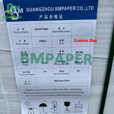 150 gramos 250 gramos Papel de sofá en formato 67/87 Papel de arte Hojas grandes de compensación Impresión Calendario Revista