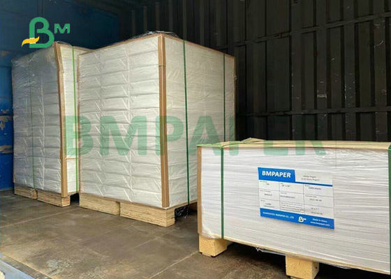28 x 40 pulgadas Imprimible Blanco puro 210 gramos Hoja de tarjeta térmica para tarjeta de embarque de la aerolínea