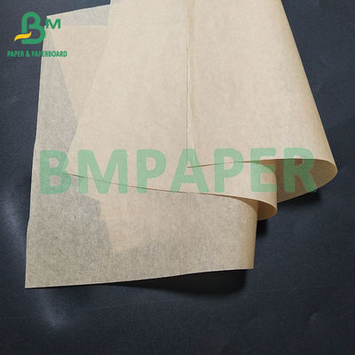 40 gramos de papel de embalaje marrón impermeable a la grasa y impermeable al agua para envases de hamburguesas
