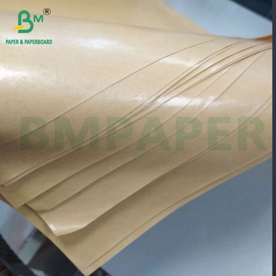 Papel revestido con silicona de Kraft marrón liberado Papel Kraft 80gm para etiquetas