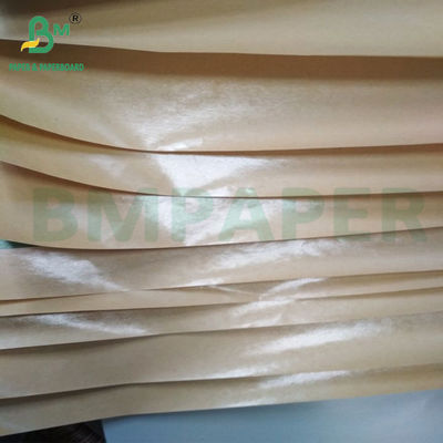 Papel revestido con silicona de Kraft marrón liberado Papel Kraft 80gm para etiquetas