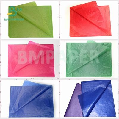 Calidad alimentaria 45 50 GSM Papel de hornear colorido a prueba de grasa para pasteles