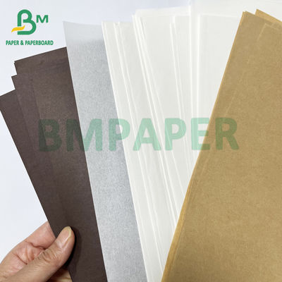 Calidad alimentaria 45 50 GSM Papel de hornear colorido a prueba de grasa para pasteles