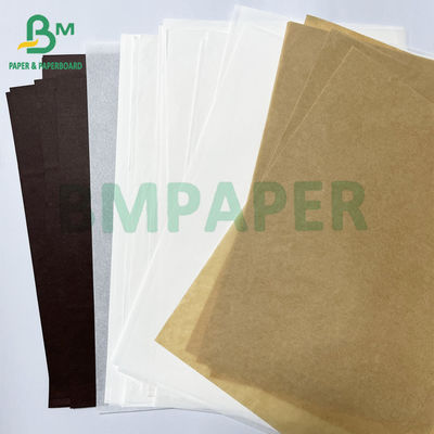 Papel de hornear a prueba de aceite de café blanco marrón