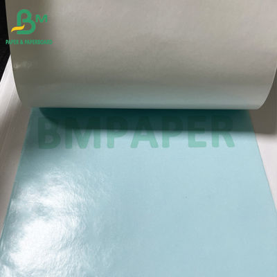 Papel de liberación liso de 80 gramos a prueba de grasa, blanco, azul, recubierto de silicio