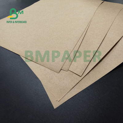 50gm 60gm Papel Kraft de color natural para bolsas para llevar Alta resistencia a la lágrima