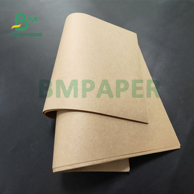 50gm 60gm Papel Kraft de color natural para bolsas para llevar Alta resistencia a la lágrima