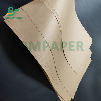 50gm 60gm Papel Kraft de color natural para bolsas para llevar Alta resistencia a la lágrima