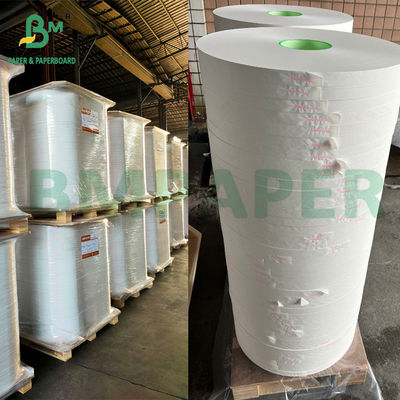 24g 28g Papel de envoltura de paja para bebidas 24mm 25mm Ancho Impresión de soporte