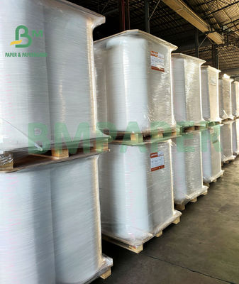 24 gm 28 gm de calidad alimentaria buena impresión de madera de pulpa de paja de papel de envoltura rollos