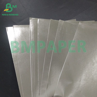 70gm 763mm Rolos de papel plateados impermeables y sumergibles de etiqueta de cerveza aluminizada