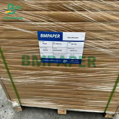 70 gm 75 gm 80 gm Papel de impresión blanco sin madera Papel offset Reams 787 mm X 1092 mm
