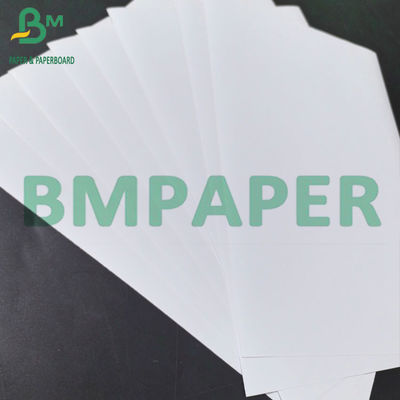 Papel adhesivo de PP blanco de 75um con papel brillante de recubrimiento de 80g