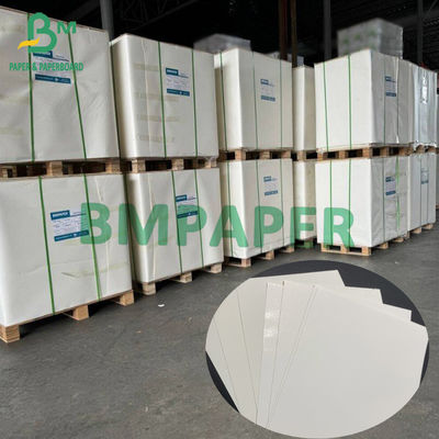 Papel blanco de calidad alimentaria congelado 15g Placas con recubrimiento PE individuales Personalizar hojas grandes