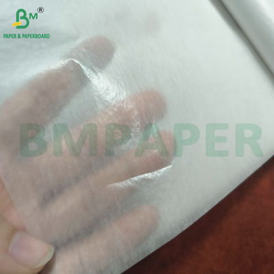 Resistencia al aceite Permeabilidad al aire 17 g - 40 g Papel blanco translúcido para envolver