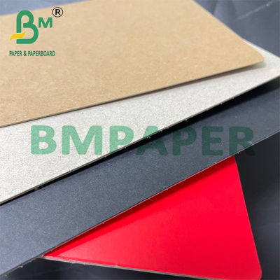 1.5mm 3mm de color laminado de papel gris de cartón para el respaldo