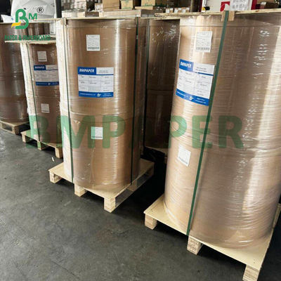 40 gramos de papel resistente a la grasa de grado 7 Rollos y hojas de papel de color marrón para el embalaje de alimentos