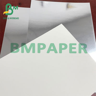 Papel de cartón metálico de plata para cajas cosméticas C1S SBS