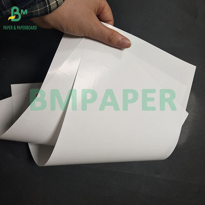 Impresión de inyección de tinta blanca de 70 gm con papel recubierto de una sola cara para hojas de etiquetado
